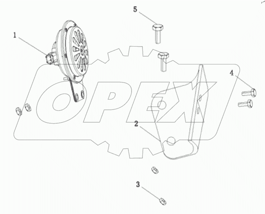  Электрический клаксон