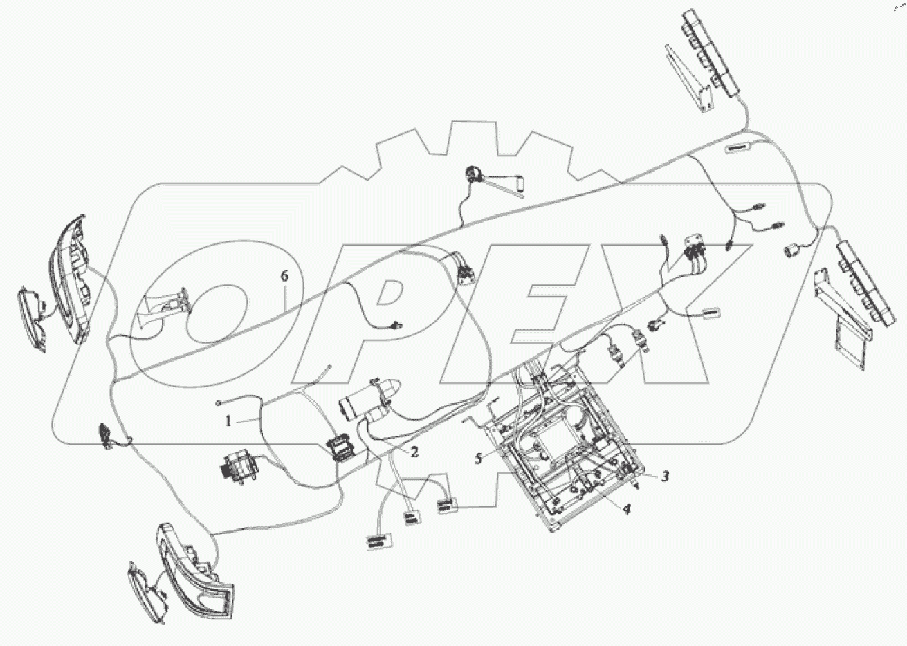  Сборка логики жгута проводов шасси