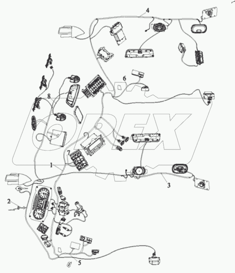  Сборка логики жгута проводов кабины