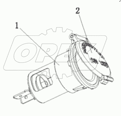  Блок логики разъема блока питания