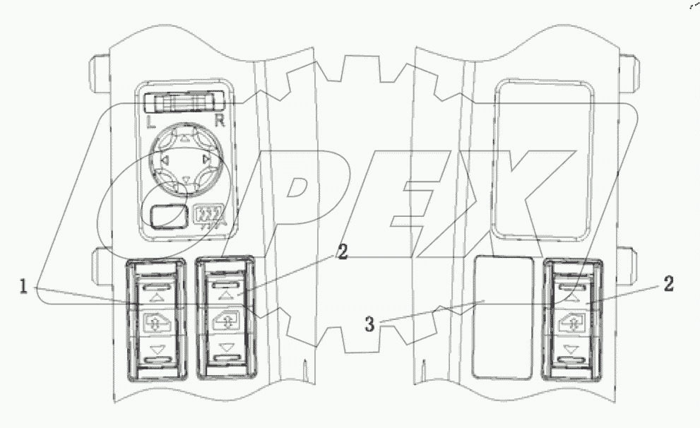  Переключатель стеклоподъемника