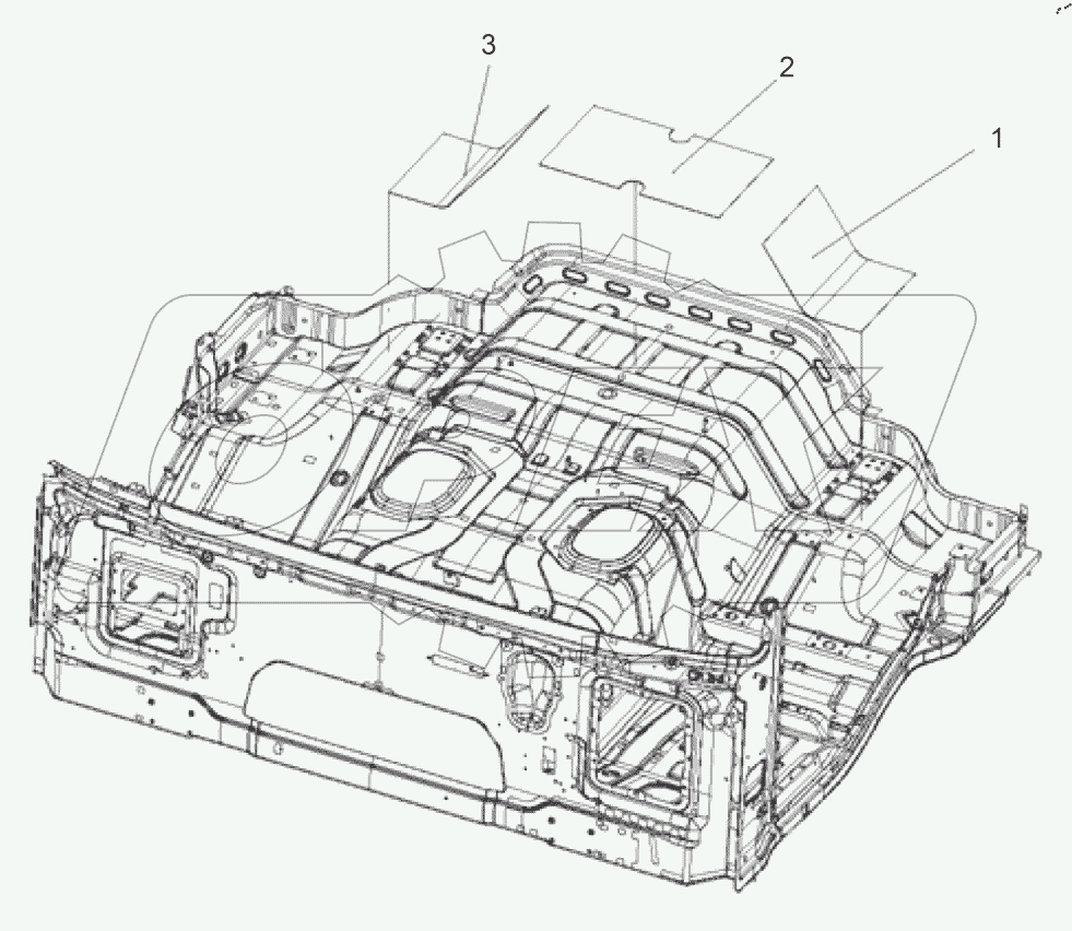  Напольная звукоизоляционная прокладка