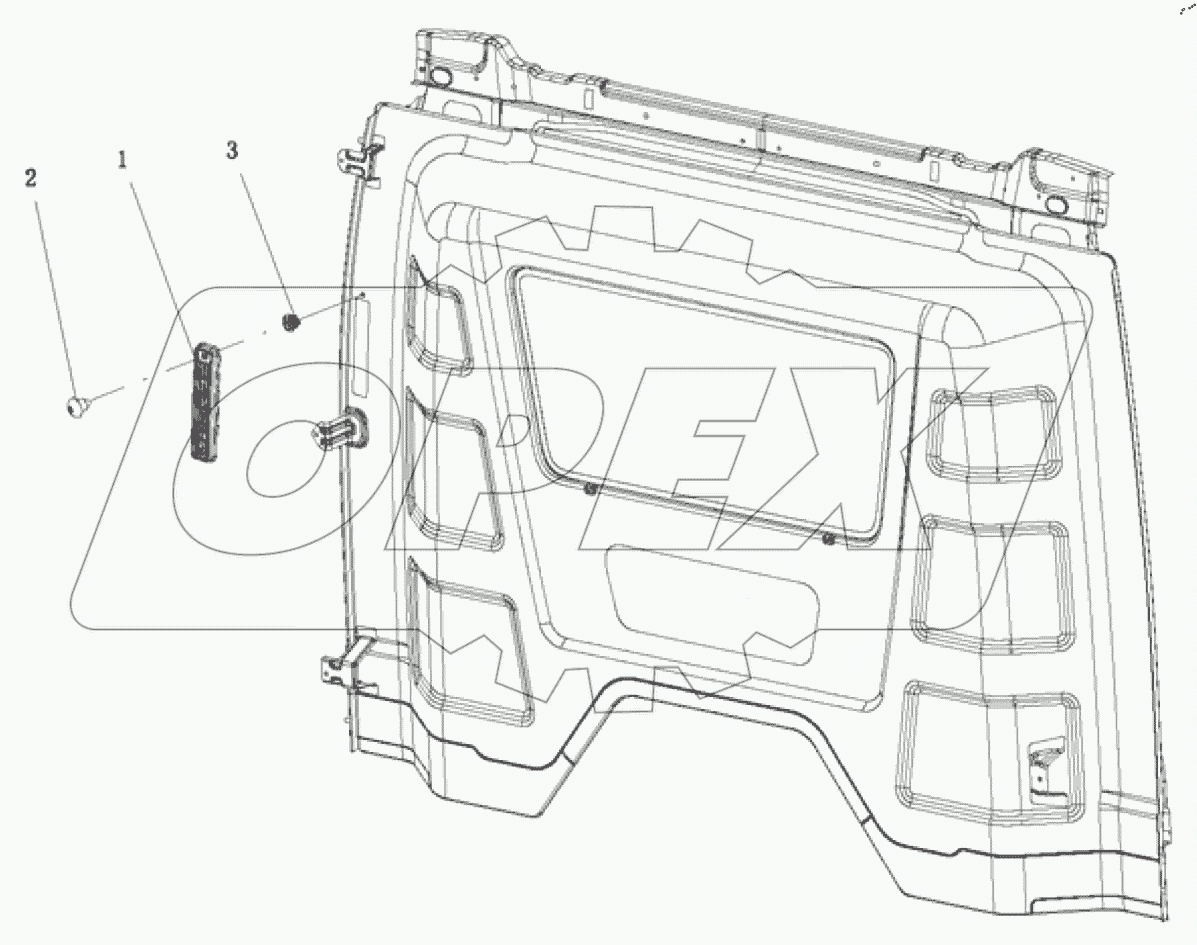  Задний выход воздуха