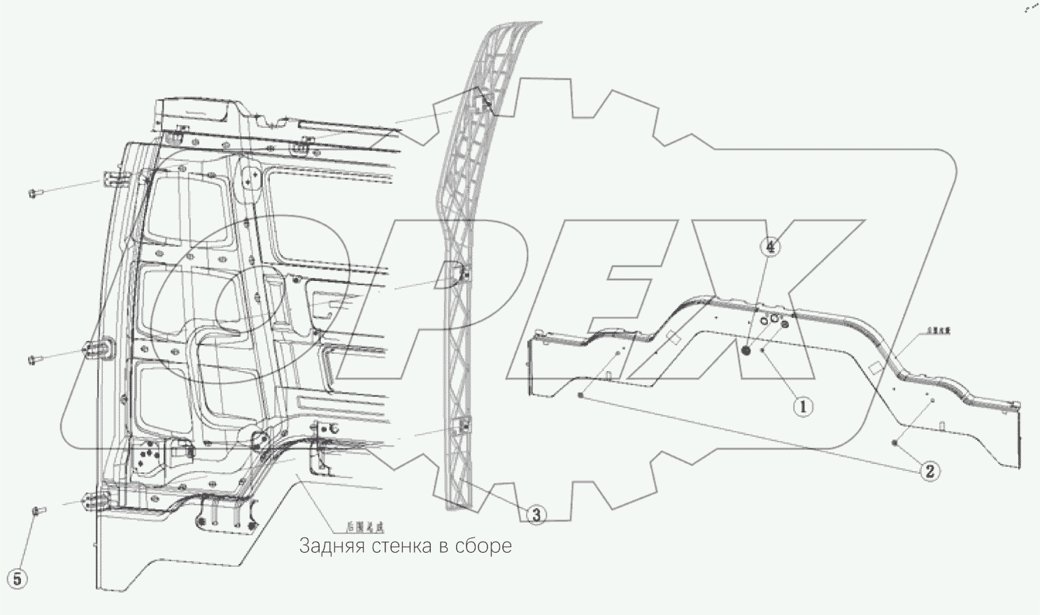  Дефлекторная логика в сборе