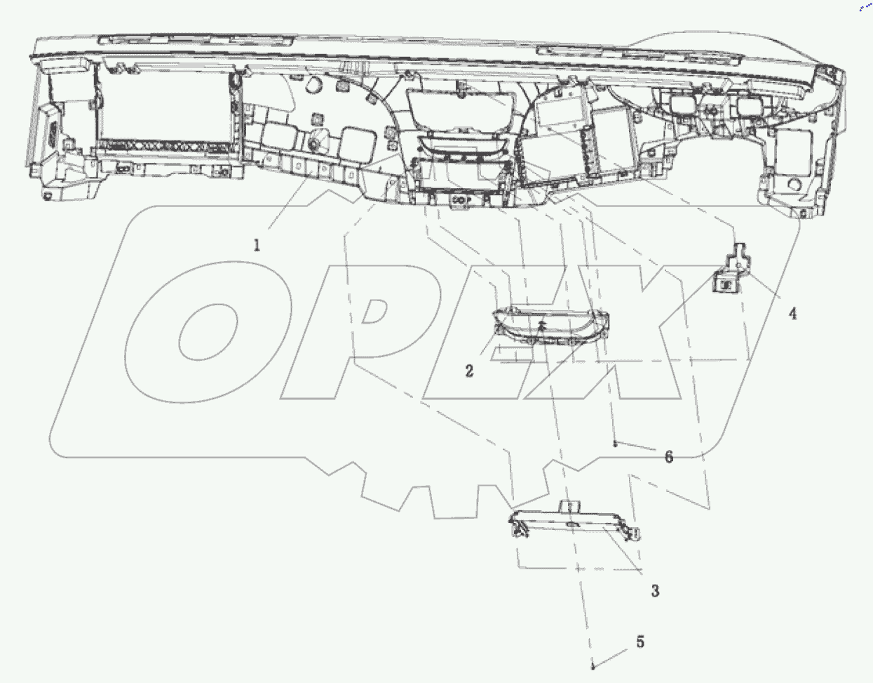  Компоненты приборной панели (1)