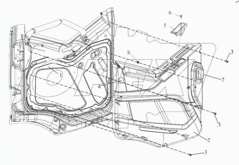  Дверной интерьер