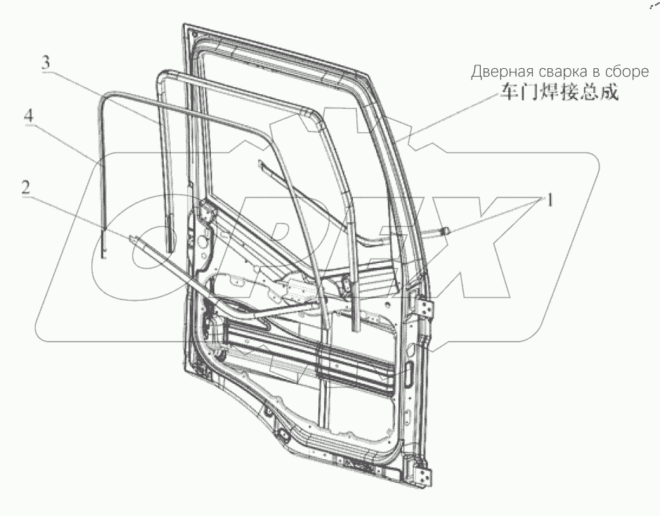  Уплотнение двери