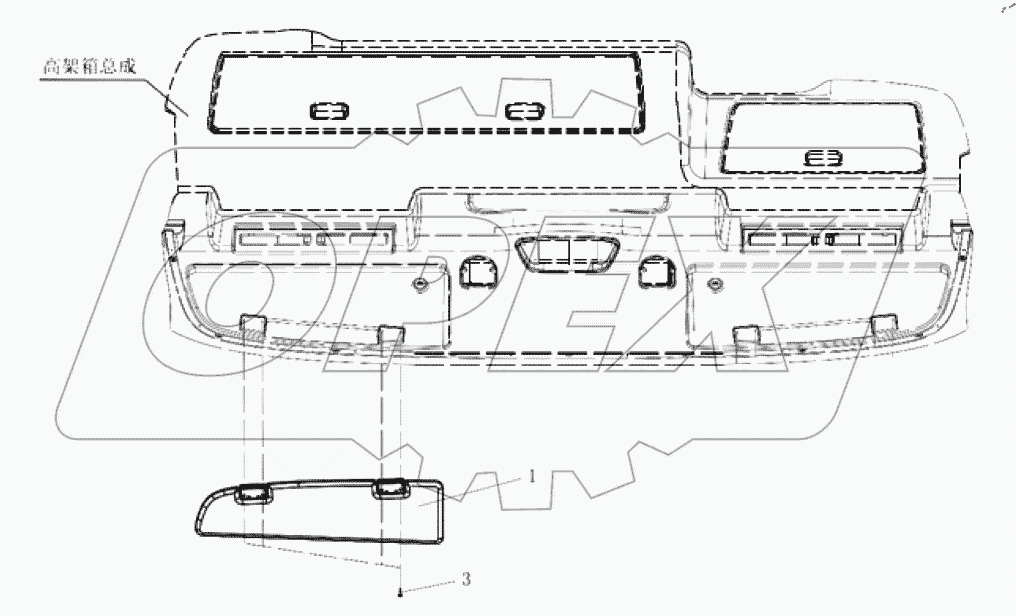  Передний солнцезащитный козырек