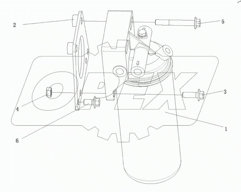  Вторичный топливный фильтр