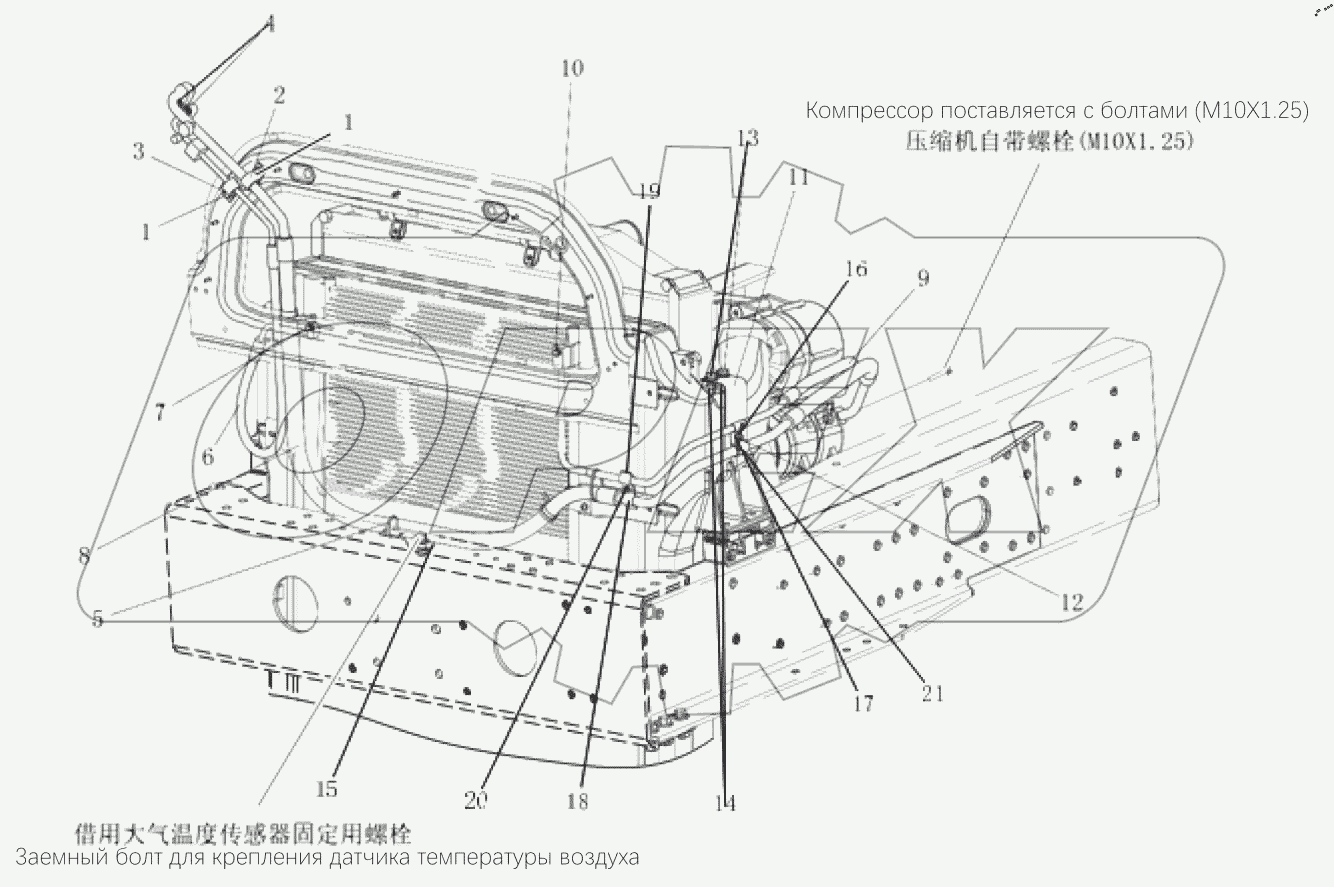  Логическая сборка кондиционера фторопровода