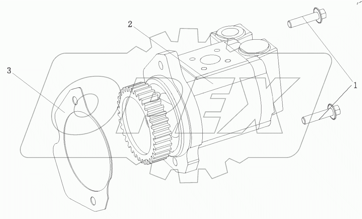 Логический блок масляного насоса гидроусилителя руля