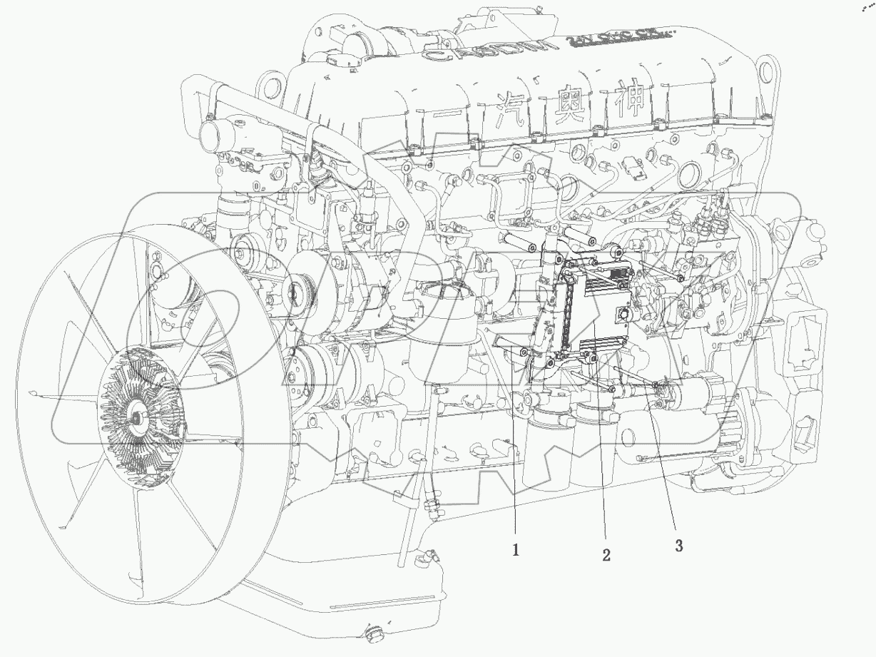 Блок логики блока управления двигателем