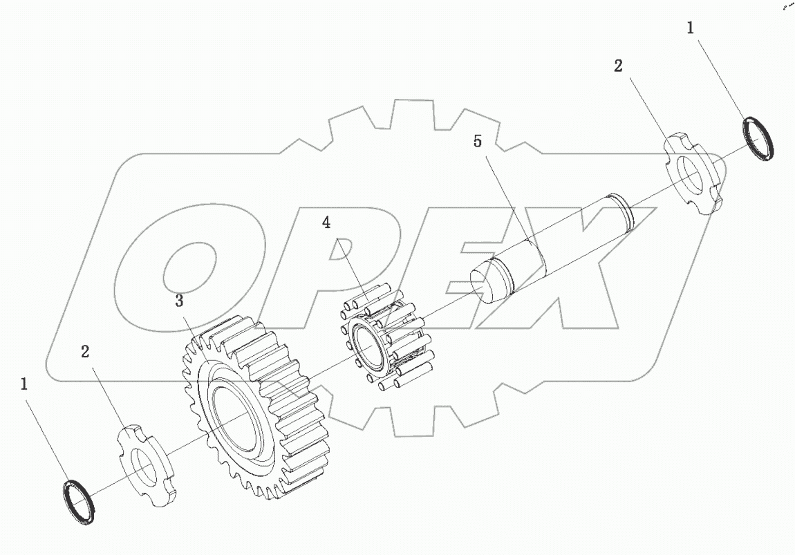  Реверс редуктор в сборе