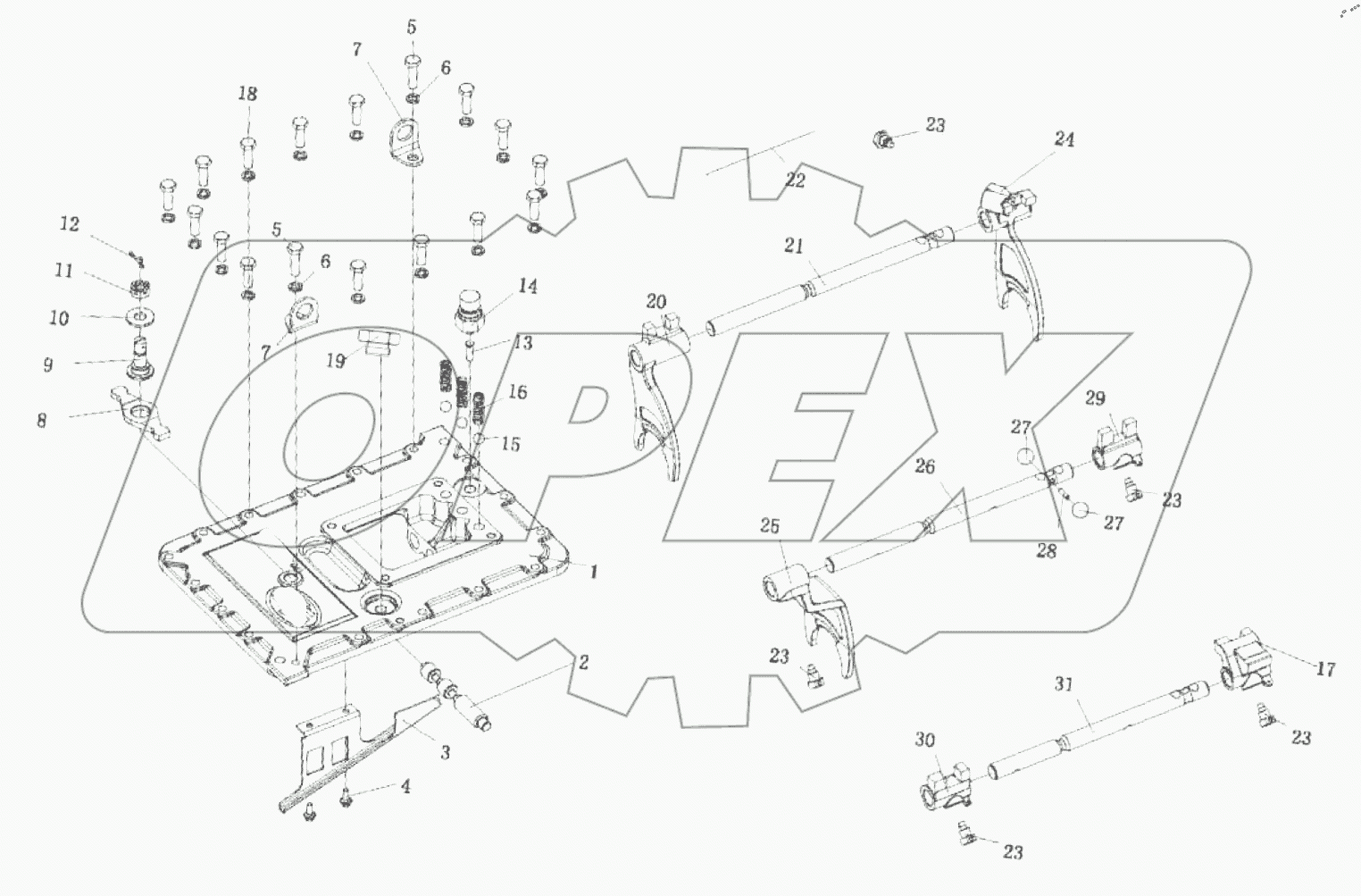  Крышка в сборе