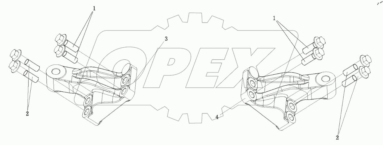  Коробка логики подвески трансмиссии