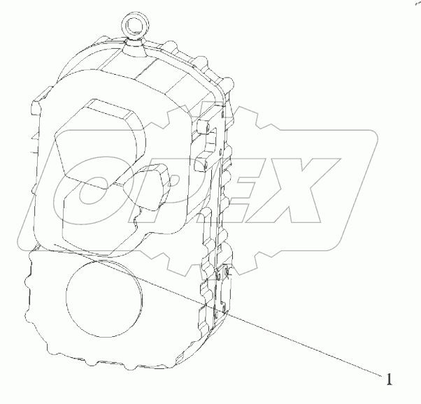  Раздаточная коробка в сборе