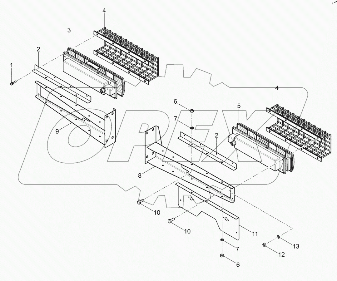  Задняя комбинированная фара