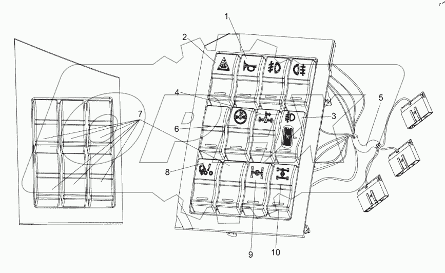  Схема функционального переключателя