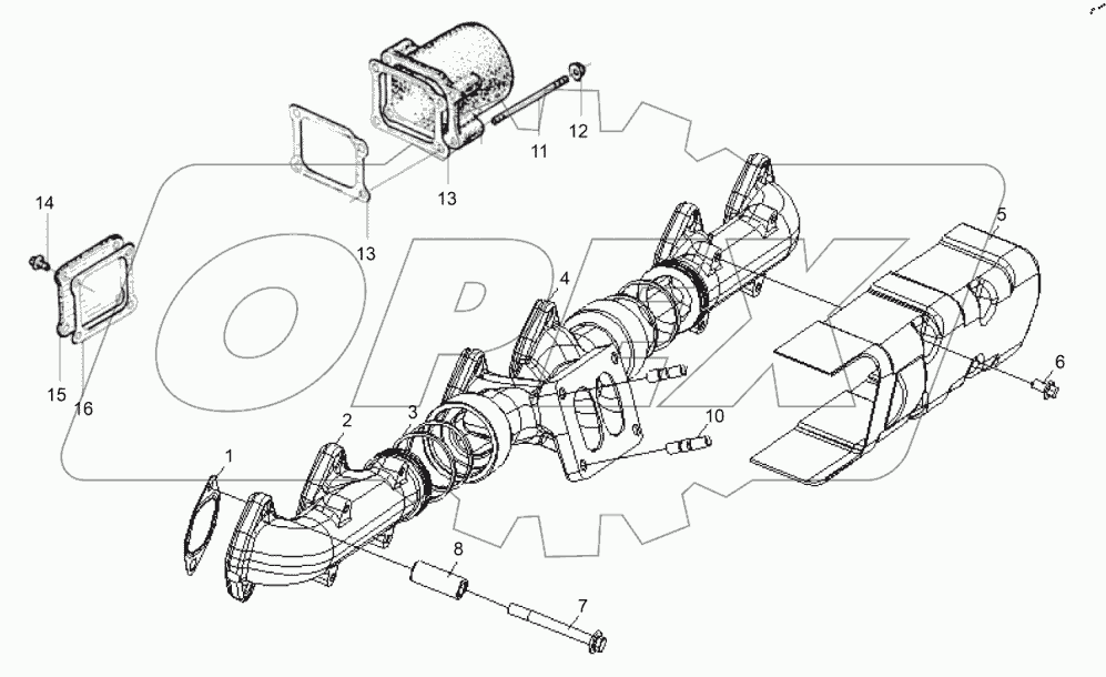  Выхлопная труба