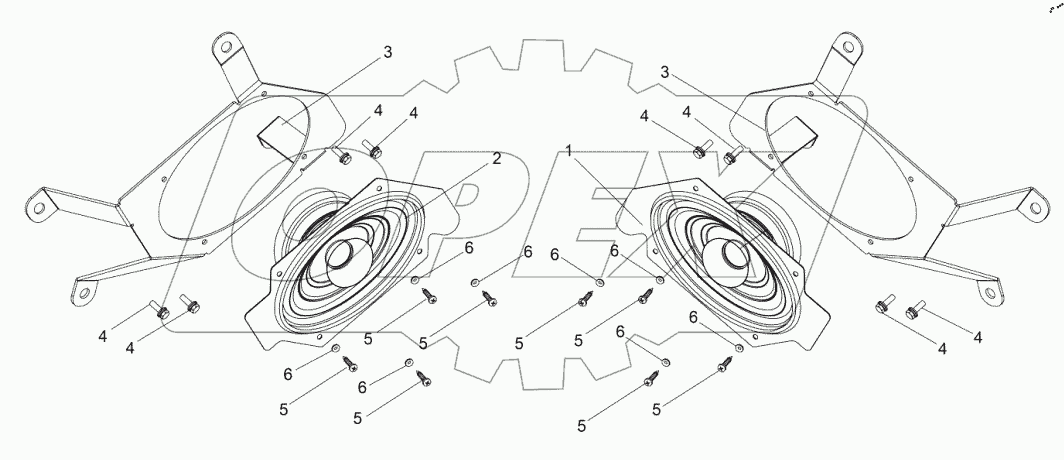  Схема громкоговорителя
