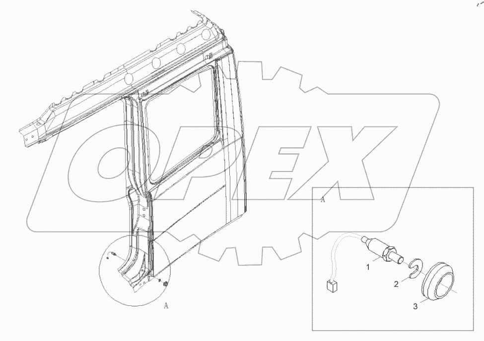  Устройство выключателя дверной сигнализации