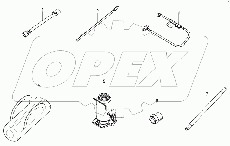  Схема бортового инструмента