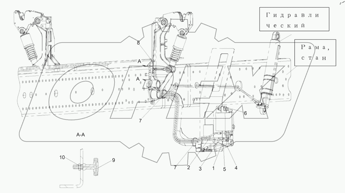  Устройство контроля опрокидывания кабины (II)