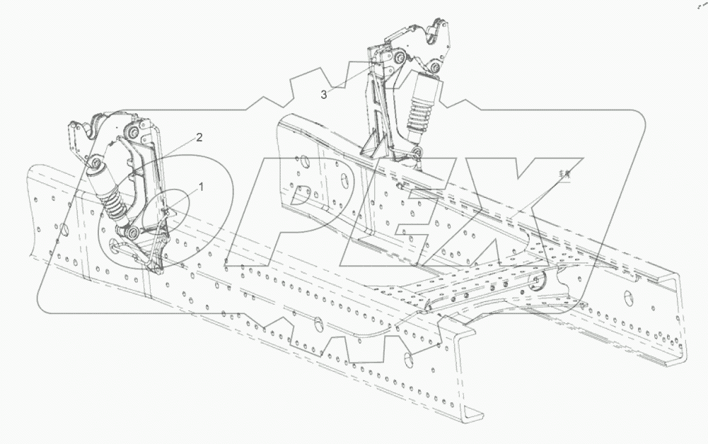  Устройство контроля опрокидывания кабины (III)