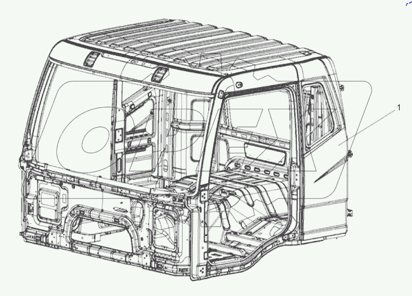  Кабина в сборе (сварка)
