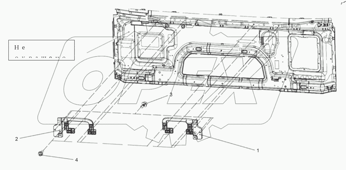  Поручень в сборе
