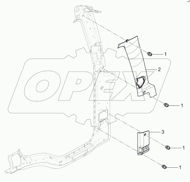  Защита передней колонны
