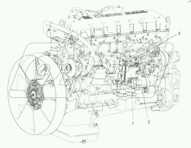  Блок управления двигателем