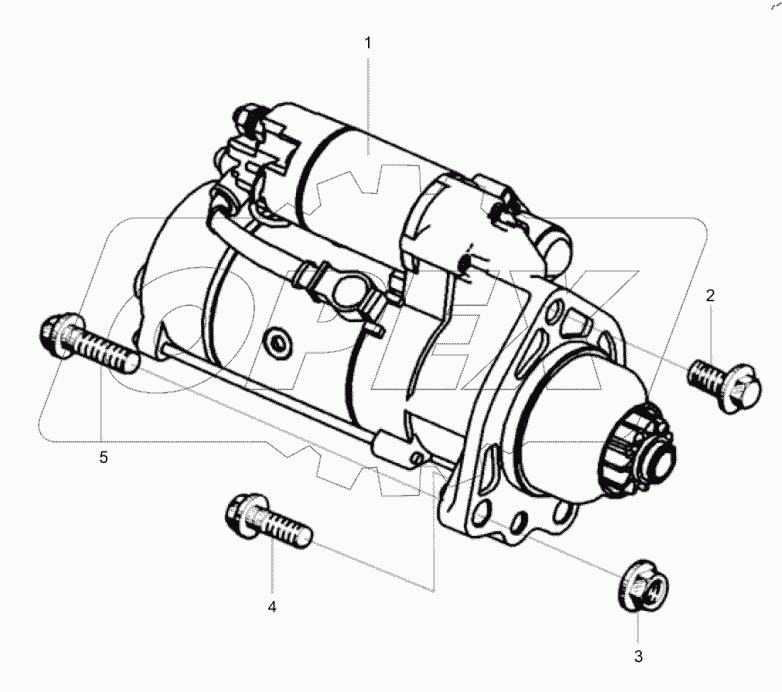  Стартер в сборе