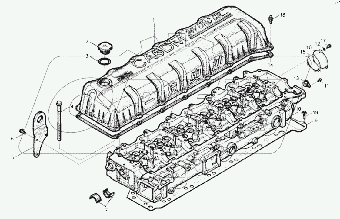  Головка блока цилиндров в сборе