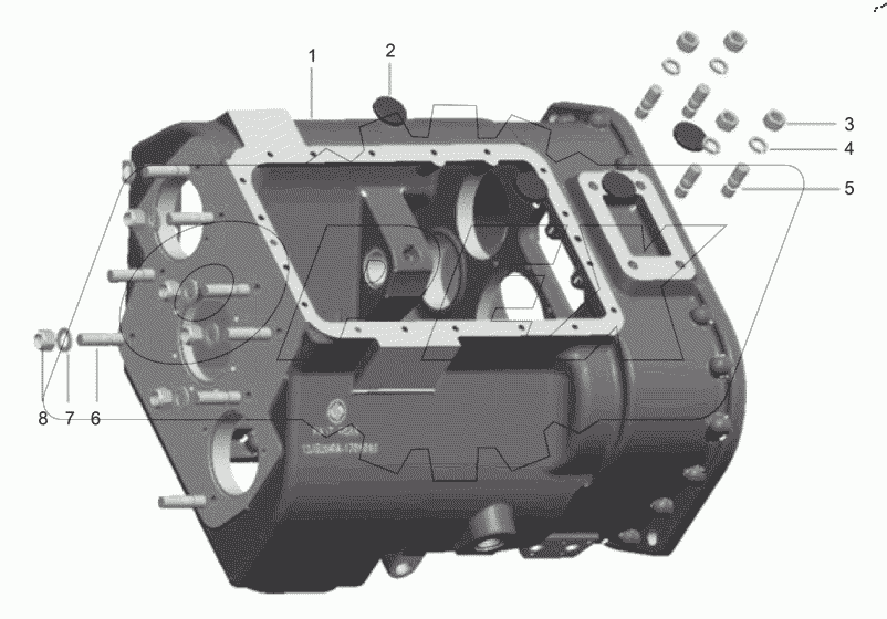  Корпус gp-трансмиссии