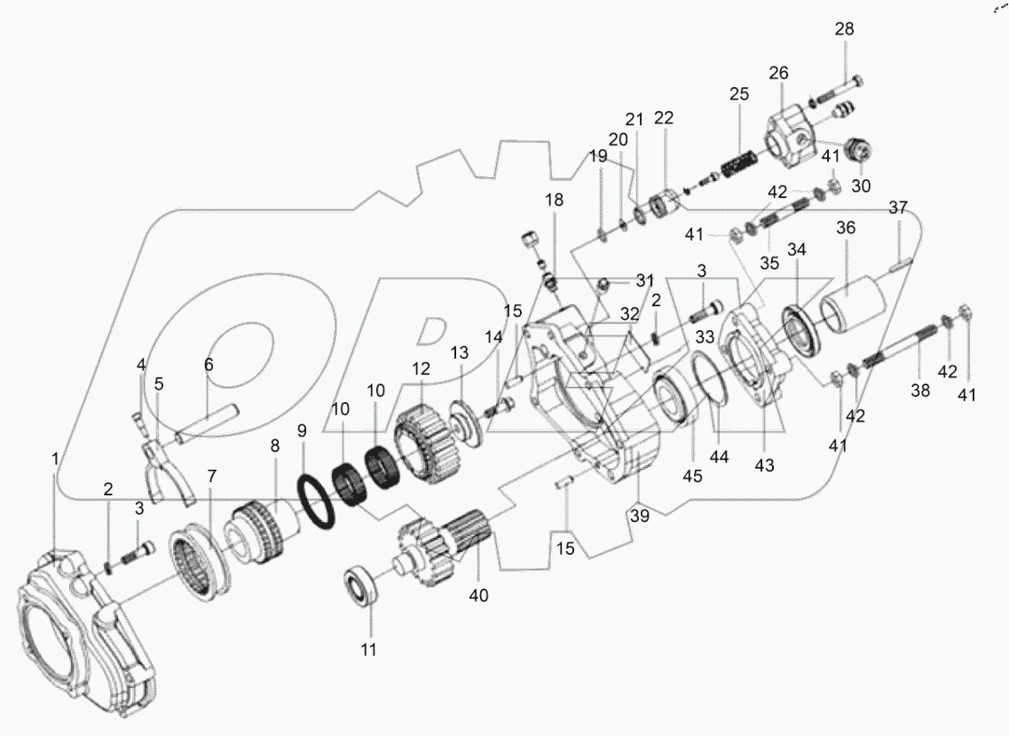  Узел отбора мощности