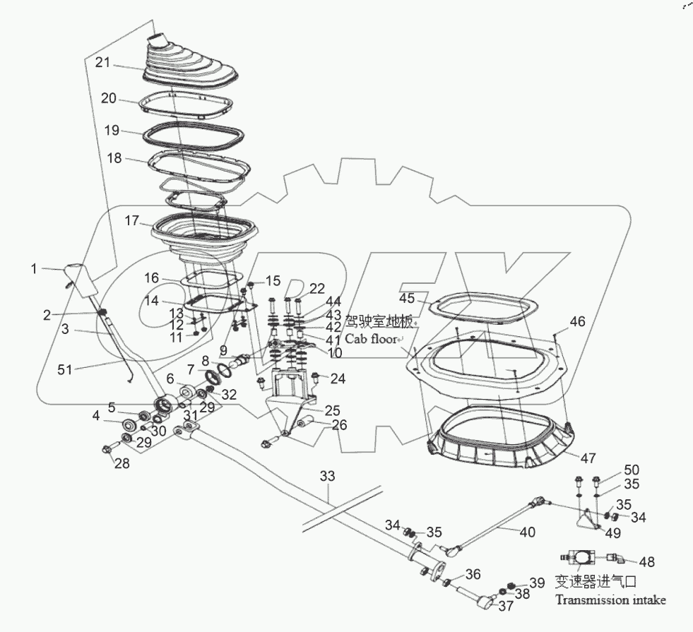  Регулятор воздухоочистителя
