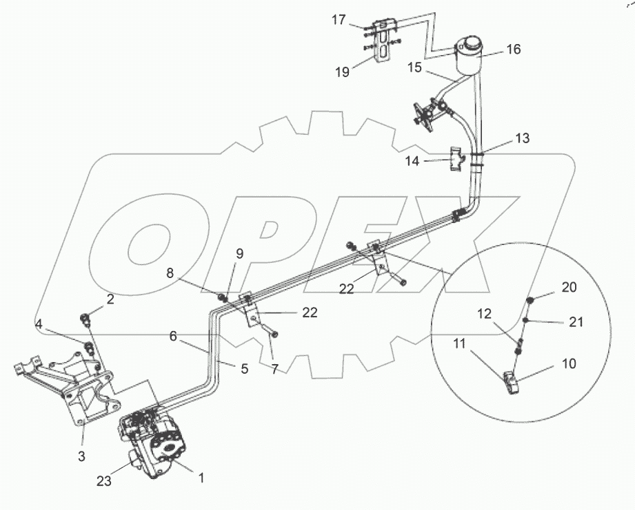  Схема гидроусилителя руля