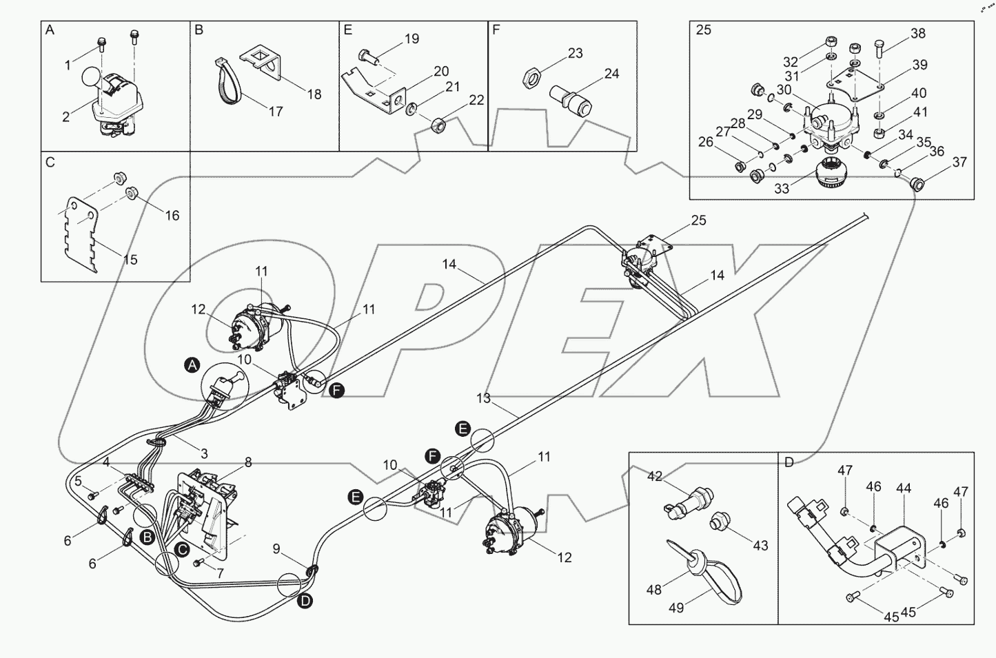  Тормозной трубопровод