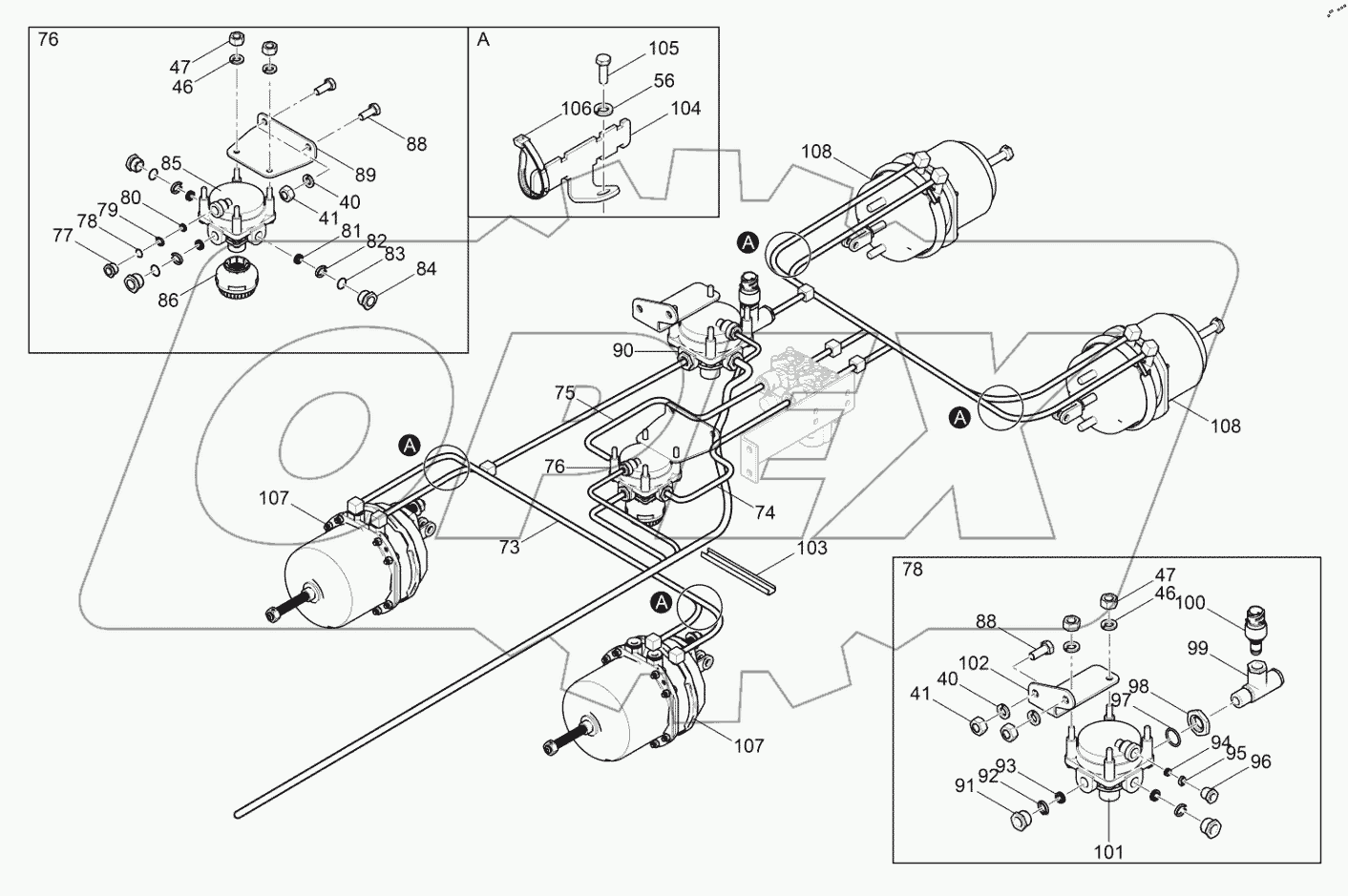  Тормозной трубопровод