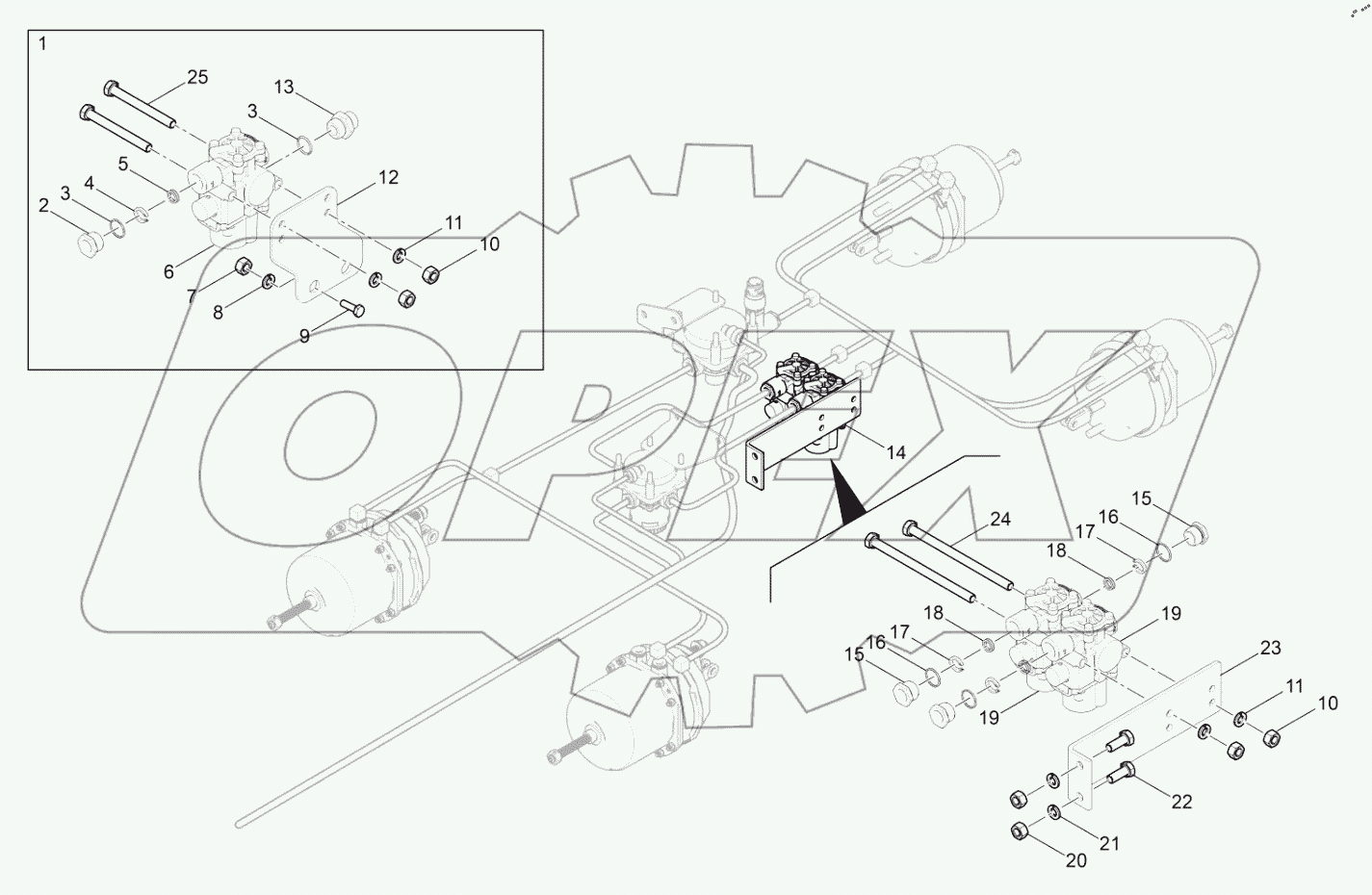  Схема антиблокировочного устройства
