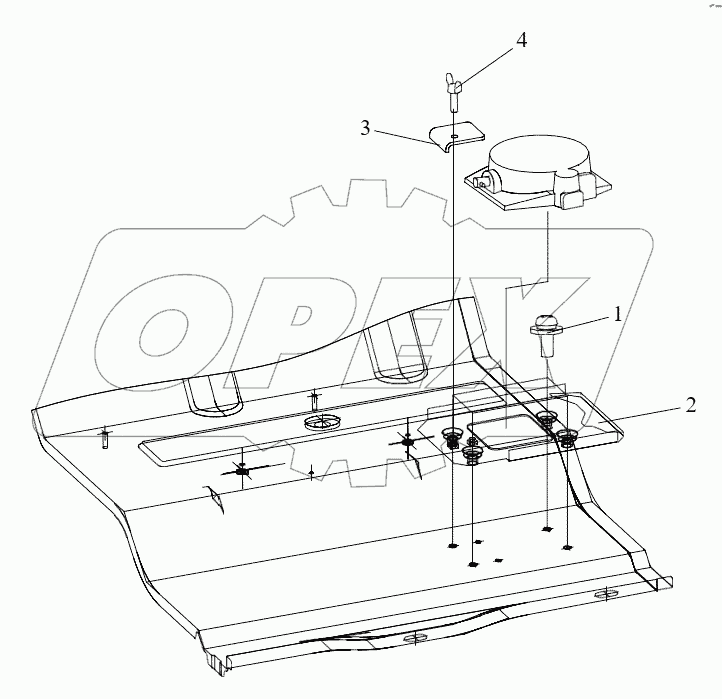  Кронштейн домкрата