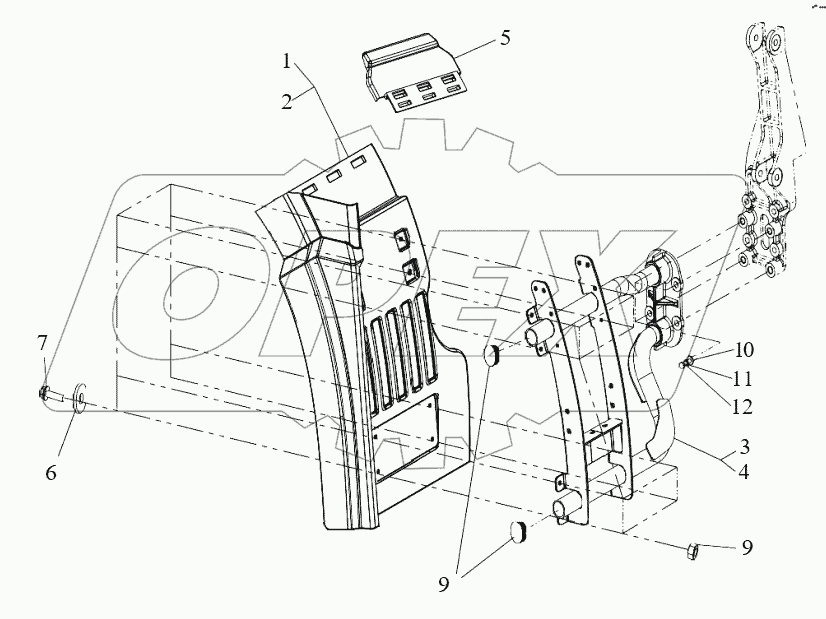  Задние брызговики
