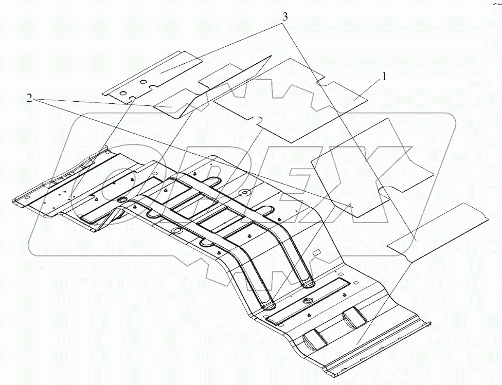  Теплоизоляционные подкладки глушителя