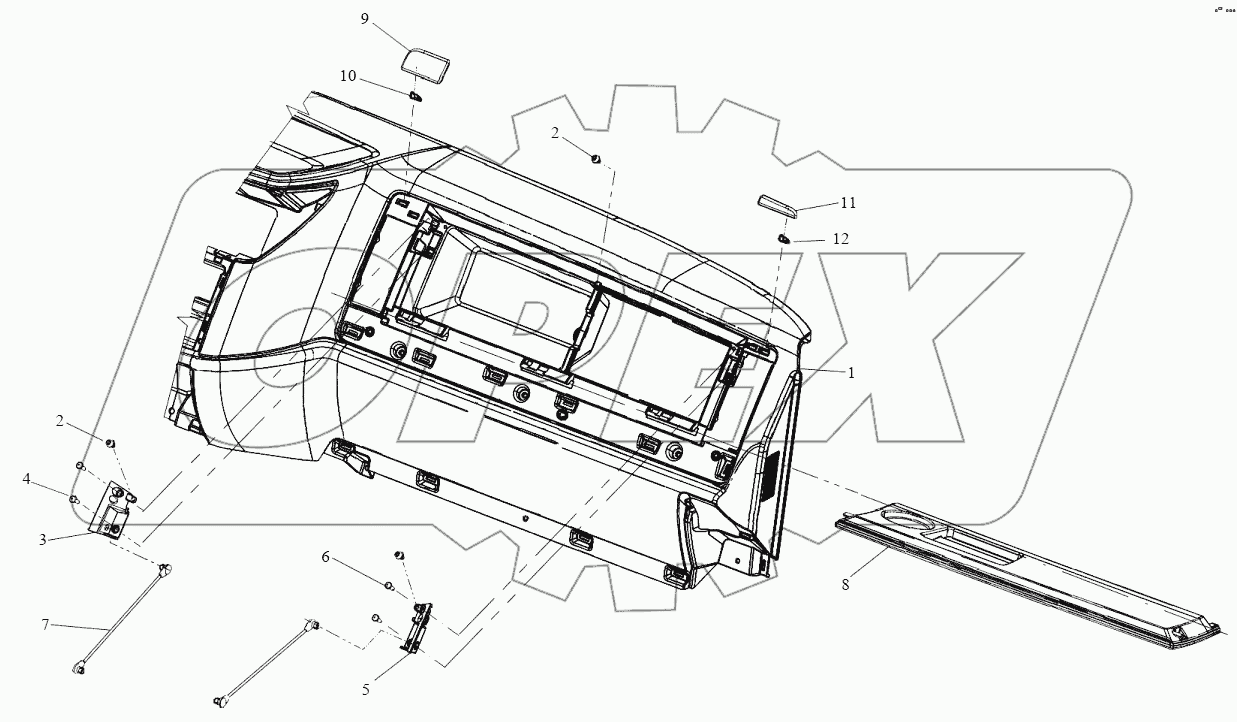  Приборная панель (I)