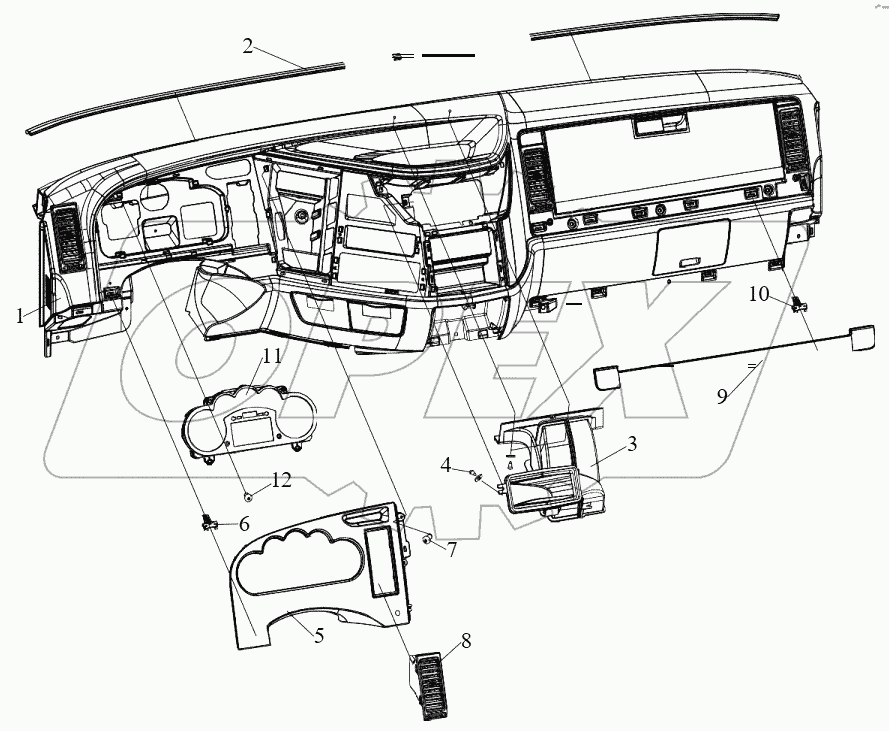  Приборная панель (III)
