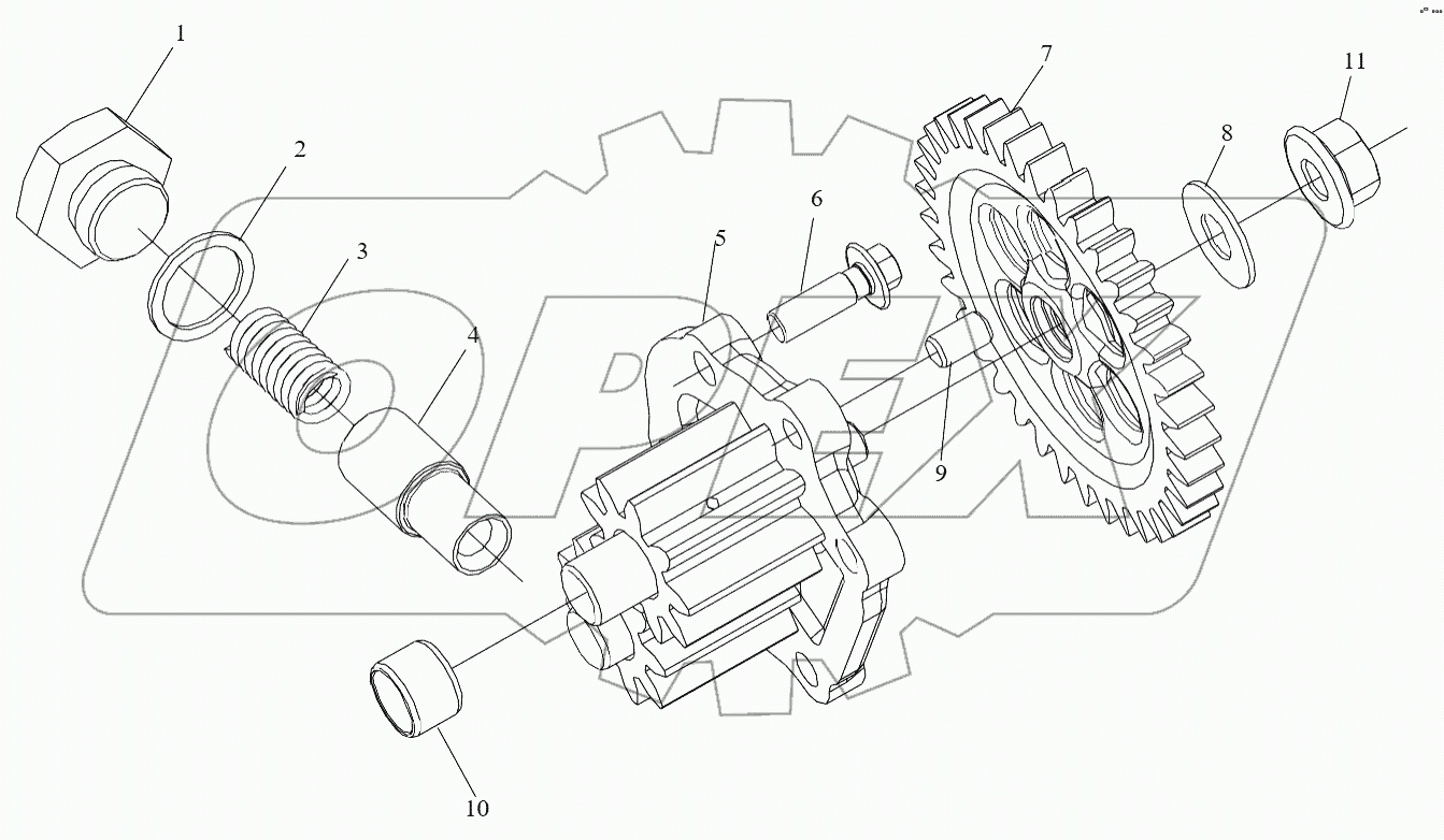  Масляный насос