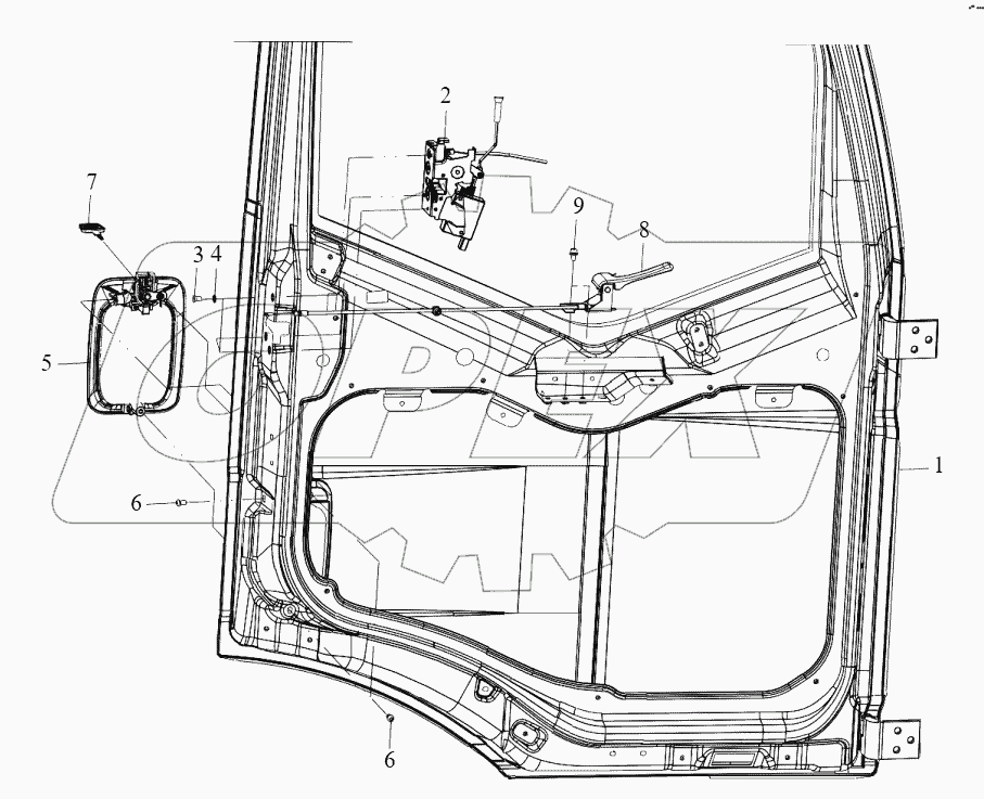  Электрические замки дверей