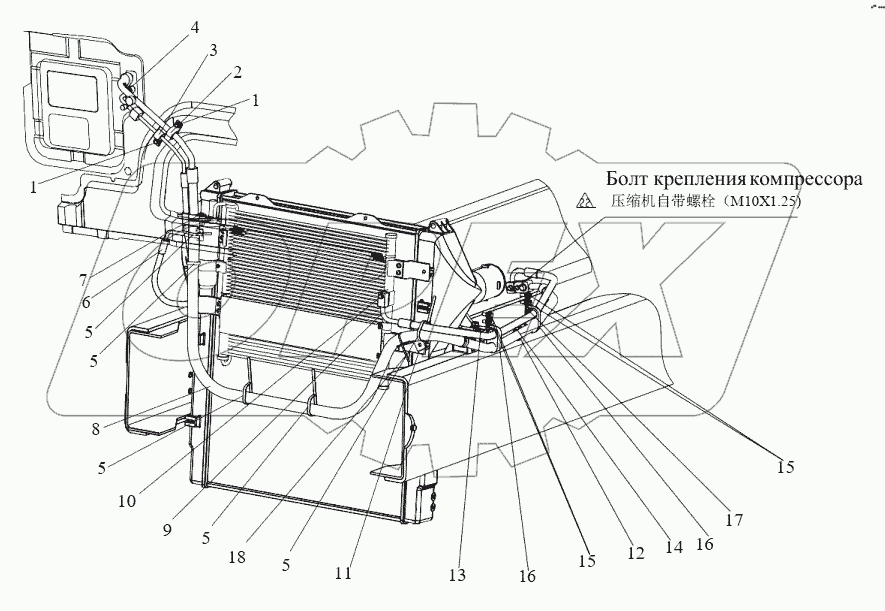  Трубопроводы подачи жидкого фреона