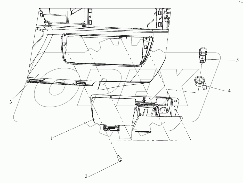  Составляющие элементы пепельницы